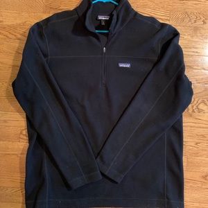 Men’s Black Fleece Patagonia Quarter Zip